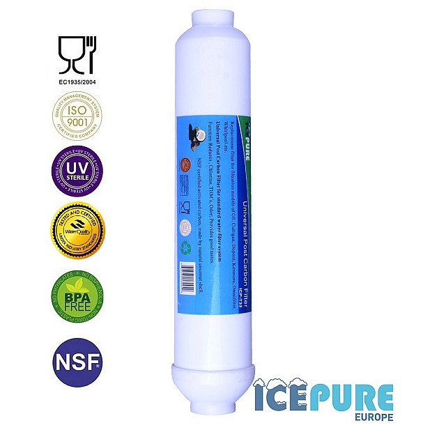 Inline Post Carbon Waterfilter Icepure ICP-T33